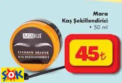 MARA KAŞ ŞEKİLLENDİRİCİ 50 ML MARA KAŞ ŞEKİLLENDİRİCİ 50 ML